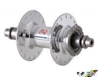 Phil Wood Fixed/Free High Flange Silver Track Hub REAR