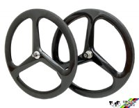 Cobra Carbon Tri-Spoke Tubular Wheelset